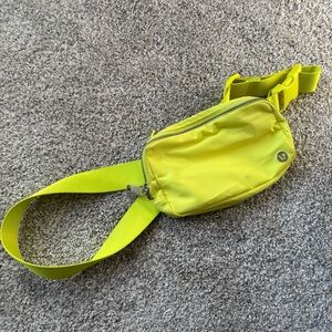Lululemon Athletica Neon Yellow Belt Bag